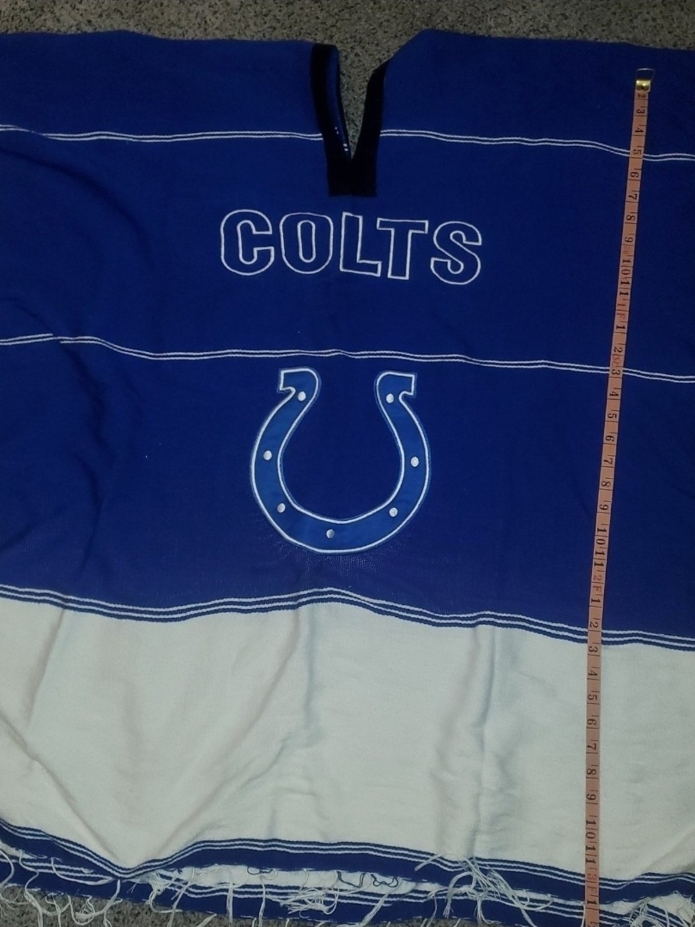 COLTS Blue Kids Pajama Top - Team Logo